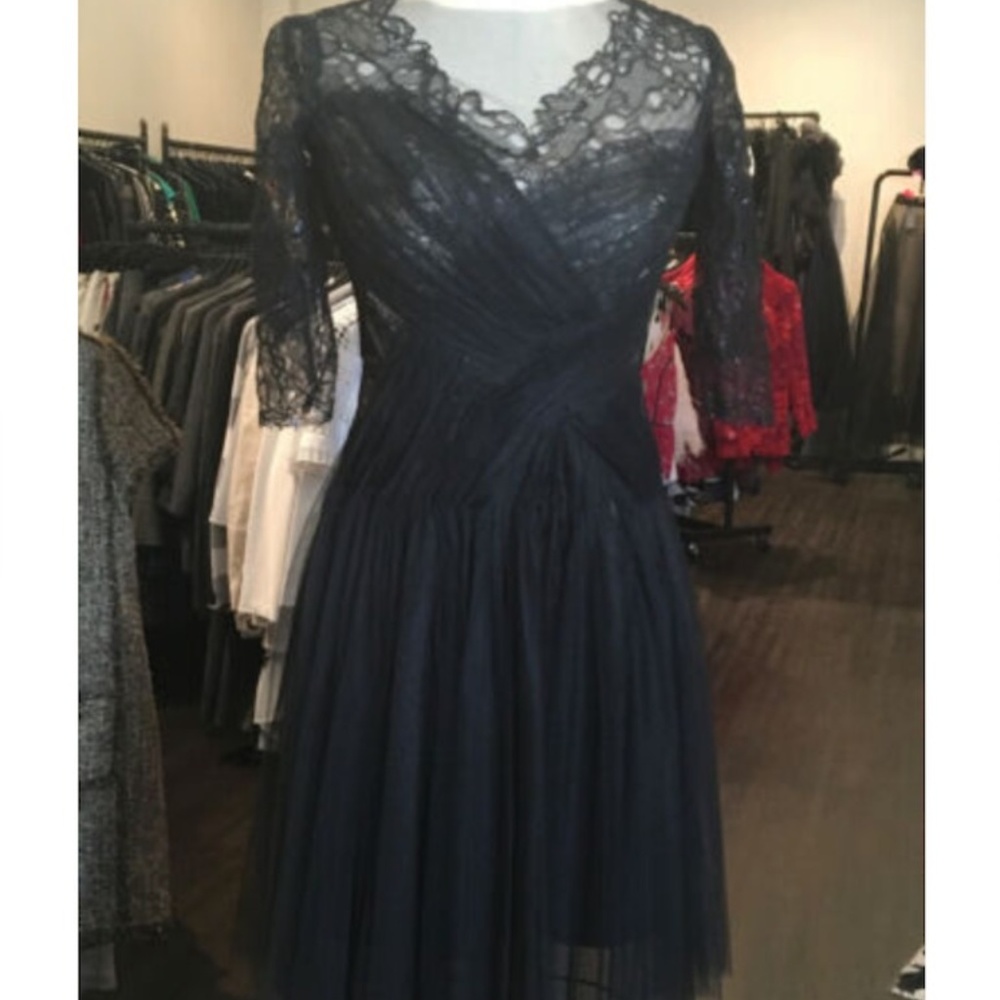 Monique Lhuillier Tulle Dress